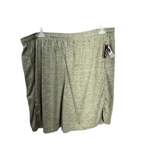 Zone Pro Heather Green Elastic Waist‎ Men's Size XL Basketball Shorts